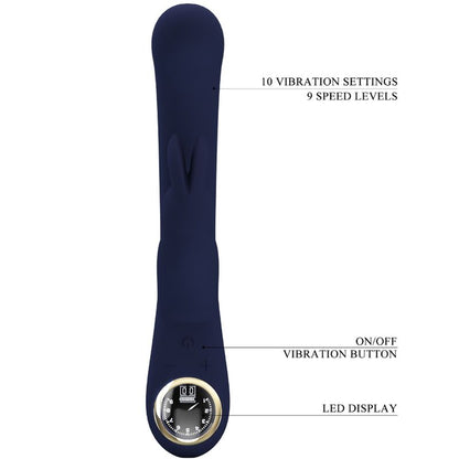Comprar Pretty Love Lamar Vibrador Rabbit Azul – Diseño Elegante Con Función De Estimulación Dual-Noxtic