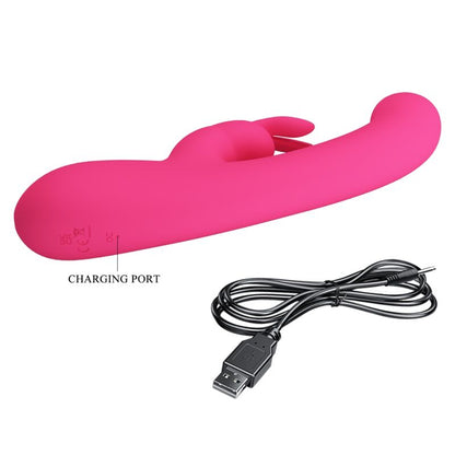 Comprar Pretty Love Lamar Vibrador Rabbit Rosa – Diseño Curvado Ideal Para Estimulación Personal-Noxtic