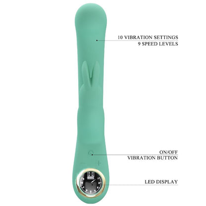 Comprar Pretty Love Lamar Vibrador Rabbit Verde – Diseño Ergonómico Para Placer Personalizado-Noxtic