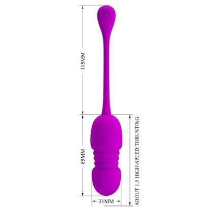 Comprar Pretty Love Callie Huevo Vibrador Recargable Morado – Diseño Elegante Para Placer Sensorial-Noxtic