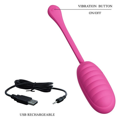Comprar PRETTY LOVE Catalina Huevo Vibrador Recargable Rosa – Diseño Elegante Con Funcionamiento Silencioso-Noxtic