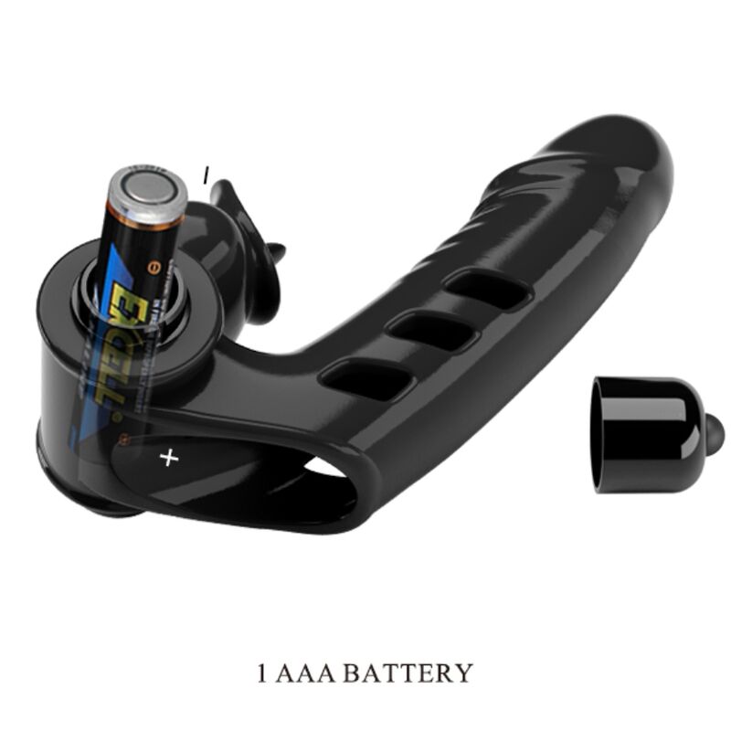 PRETTY LOVE Corbin Funda Dedo Vibrador Negro – Estimulación Con Diseño Innovador Para Placer Personal