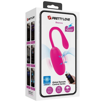 Comprar Pretty Love Doreen Huevo Vibrador Recargable Magenta – Estimulador Con Control Remoto Para Placer Personalizado-Noxtic