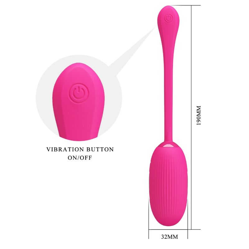 Comprar Pretty Love Doreen Huevo Vibrador Recargable Magenta – Estimulador Con Control Remoto Para Placer Personalizado-Noxtic