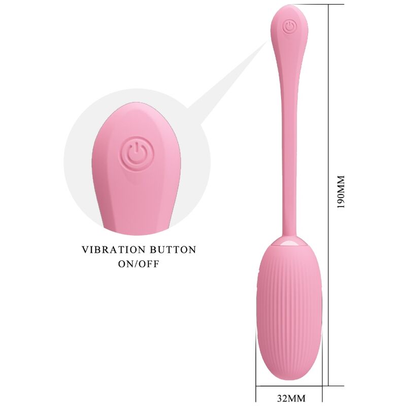 Comprar Pretty Love Doreen Huevo Vibrador Recargable Rosa – Diseño Ergonómico Para Placer Personalizado-Noxtic