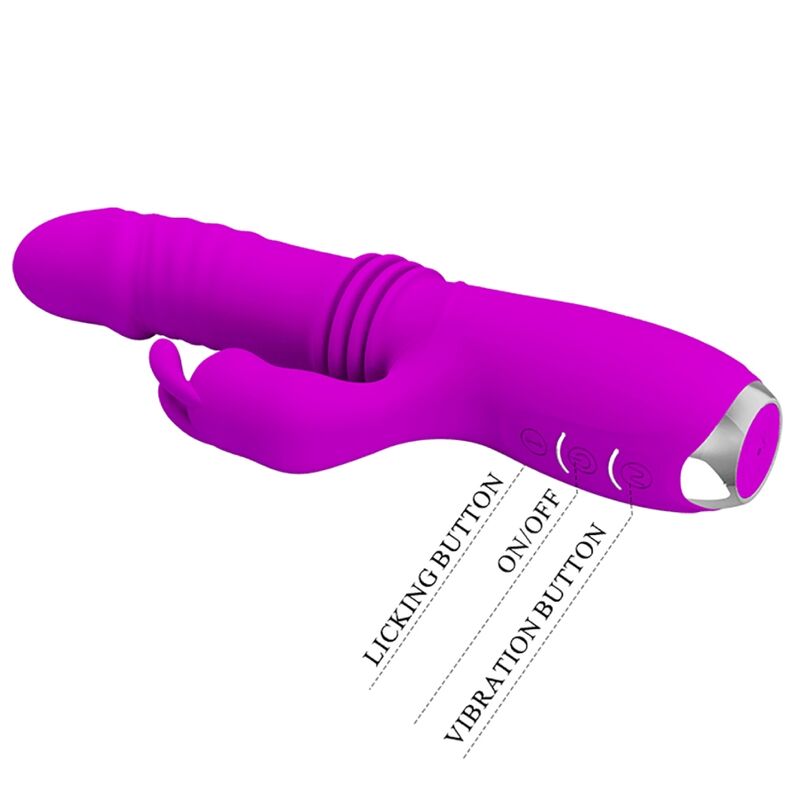 Comprar Pretty Love Dorothy Vibrador Conejo Recargable Morado – Diseño Elegante Para Placer Versátil-Noxtic