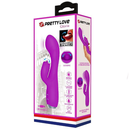 Comprar PRETTY LOVE Gloria Vibrador Conejo Recargable – Diseño Elegante Con Material Suave e Impermeable-Noxtic