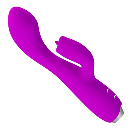 PRETTY LOVE - GLORIA VIBRADOR CONEJO RECARGABLE-IMPERMEABLE MORADO-PRETTY LOVE C-TYPE-Noxtic