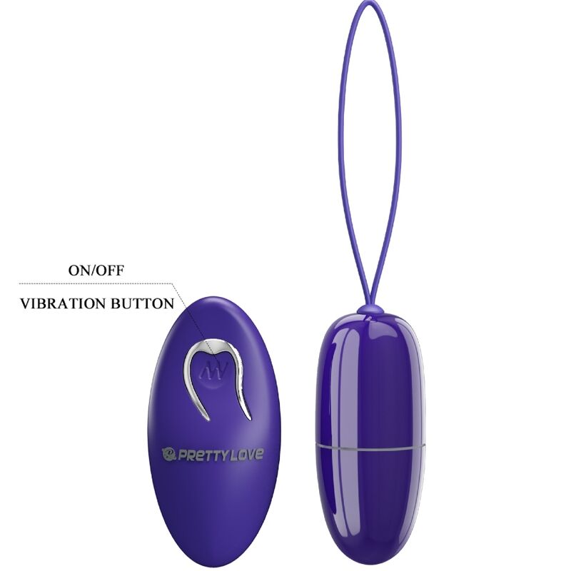 Pretty Love Selkie Youth Mini Uovo Vibrante – Design Ergonomico con Telecomando per il Piacere Personale