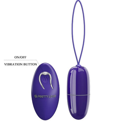 Pretty Love Selkie Youth Mini Uovo Vibrante – Design Ergonomico con Telecomando per il Piacere Personale
