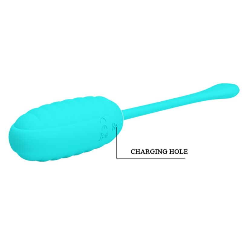 PRETTY LOVE Kirk Uovo Vibrante Ricaricabile Verde Chiaro – Design Compatto per un Piacere Discreto