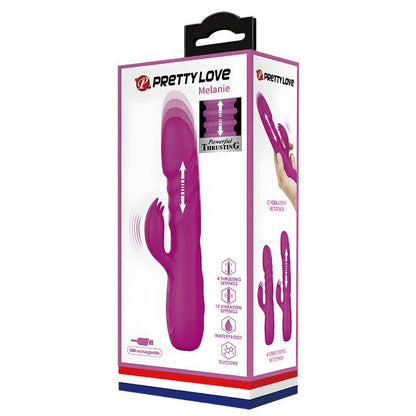 Comprar PRETTY LOVE Melanie Vibrador Conejo Recargable Morado – Estimulador Dual Con Diseño Ergonómico-Noxtic