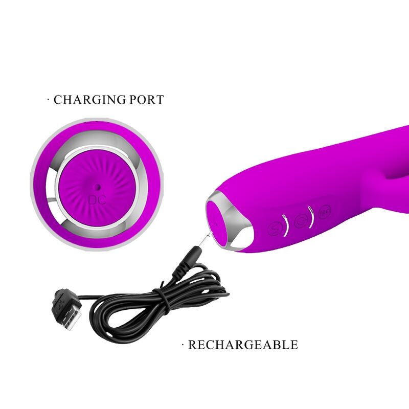 Comprar Pretty Love Regina Vibrador Succionador Recargable Morado – Diseño Ergonómico Para Placer Personalizado-Noxtic