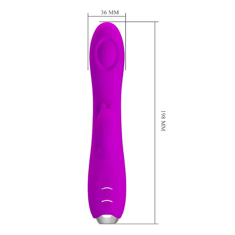 Comprar Pretty Love Regina Vibrador Succionador Recargable Morado – Diseño Ergonómico Para Placer Personalizado-Noxtic