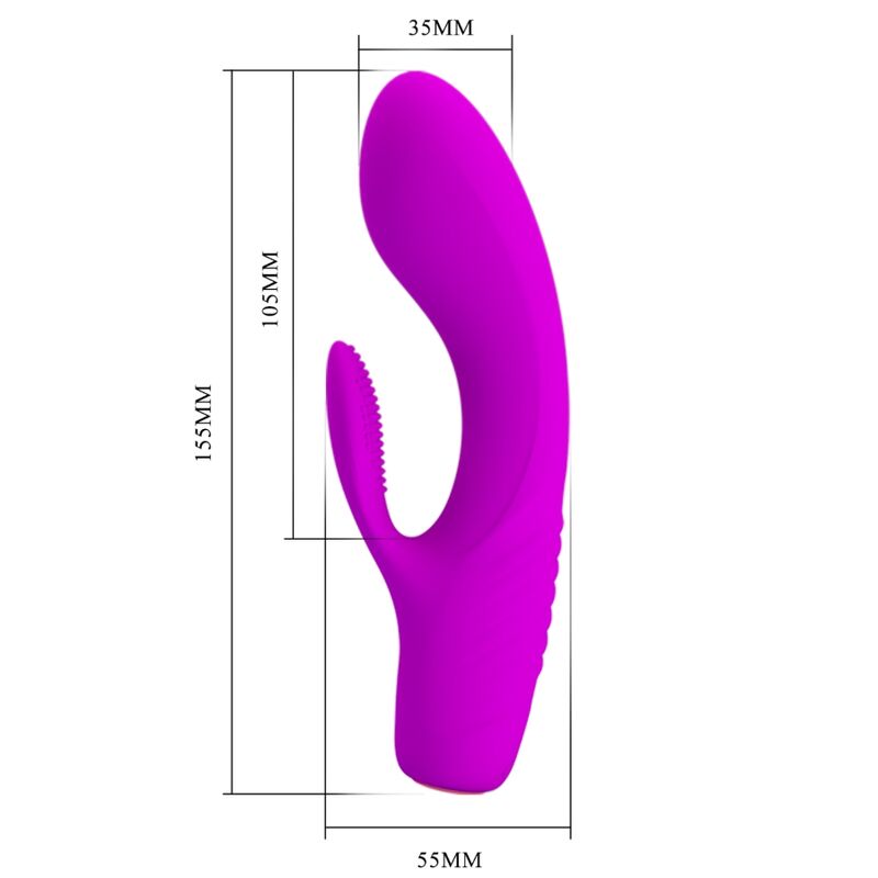Comprar PRETTY LOVE Tim Vibrador Recargable Morado – Diseño Ergonómico Con Material De Silicona Médica-Noxtic