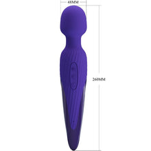 Comprar PRETTY LOVE Antony Youth Vibrador Wand Violeta – Vibrador Recargable Con Efecto Calor Innovador-Noxtic