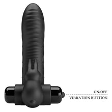 Pretty Love Vance Funda Dedo Vibrador Conejo Negro – Silicona Médica Para Placer Confiable