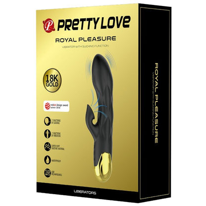 Comprar PRETTY LOVE Vibrador De Lujo Bañado En Oro – Diseño Elegante Con Silicona Médica Para Placer Exclusivo-Noxtic