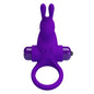 Comprar Pretty Love Anillo Vibrador Conejo Morado – Juguete Con 10 Funciones De Vibración Para Placer Compartido-Noxtic