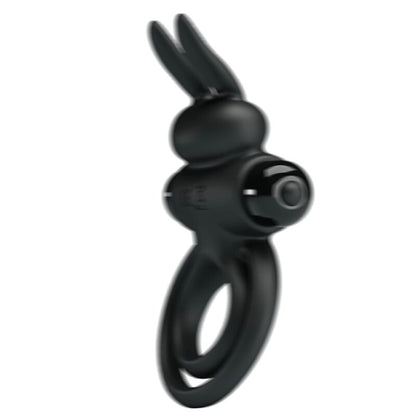 Comprar Pretty Love Anillo Vibrador Conejo Negro – Diseño Elegante Para Placer Sensual-Noxtic