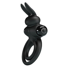 Comprar Pretty Love Anillo Vibrador Conejo Negro – Diseño Elegante Para Placer Sensual-Noxtic