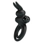 Comprar Pretty Love Anillo Vibrador Conejo Negro – Diseño Elegante Para Placer Sensual-Noxtic