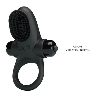 Comprar Pretty Love Anillo Vibrador II Negro – Diseño Innovador Para Placer Intenso-Noxtic