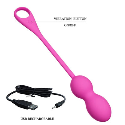 Comprar PRETTY LOVE Elvira Bolas Vibradoras Recargables Rosa – Innovadoras Para Bienestar Sexual y Autoexploración-Noxtic