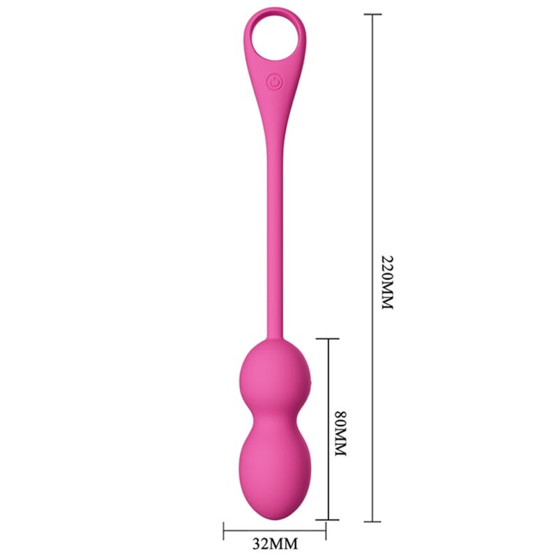 Comprar PRETTY LOVE Elvira Bolas Vibradoras Recargables Rosa – Innovadoras Para Bienestar Sexual y Autoexploración-Noxtic