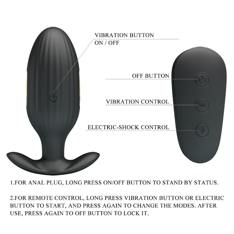 Pretty Love Kelly Plug Anal – Vibrador Recargable Con Diseño Ergonómico