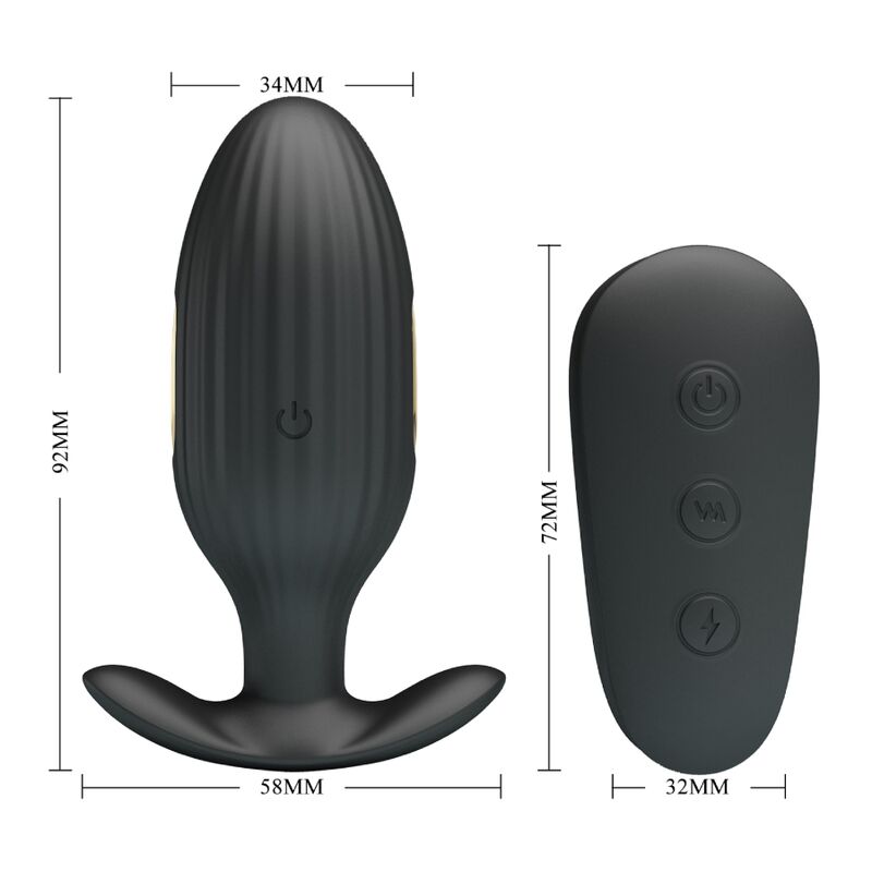 Pretty Love Kelly Plug Anal – Vibrador Recargable Con Diseño Ergonómico