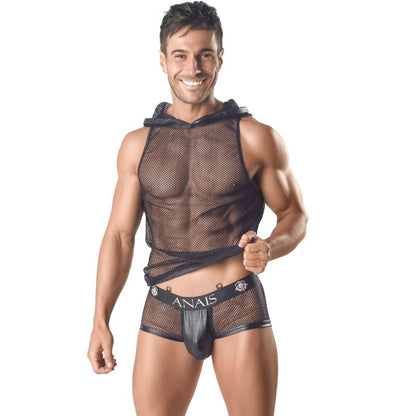 Comprar ANAIS MEN ARES Camiseta Con Capucha XXL – Lencería Masculina Con Estilo Y Comodidad Ideal-Noxtic