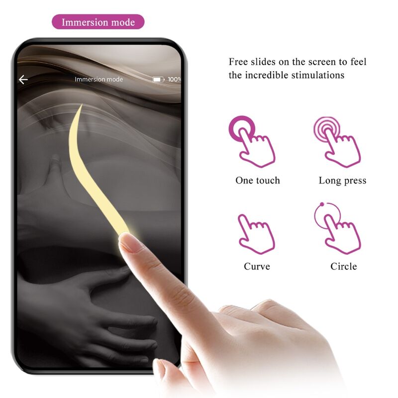 Comprar PRETTY LOVE Nymph Huevo Vibrador Controlado Por App Violeta – Innovador Diseño Con Control Remoto Para Placer Personalizado-Noxtic
