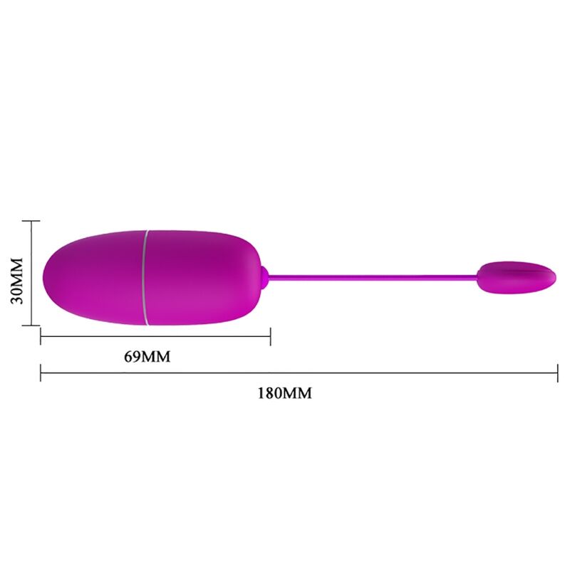 Comprar PRETTY LOVE Nymph Huevo Vibrador Controlado Por App Violeta – Innovador Diseño Con Control Remoto Para Placer Personalizado-Noxtic