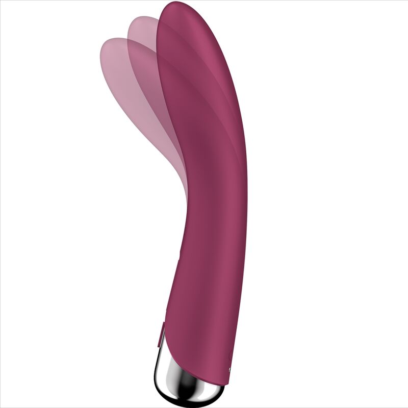 Satisfyer Spinning Vibe 1 Rosso – Vibratore rotante con design innovativo per un piacere maggiore