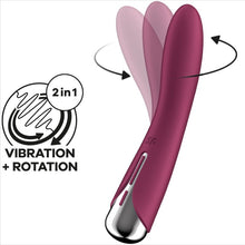 Satisfyer Spinning Vibe 1 Rosso – Vibratore rotante con design innovativo per un piacere maggiore