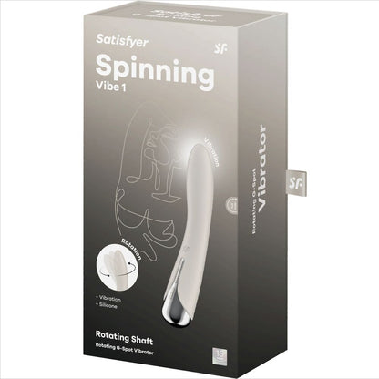 Satisfyer Spinning Vibe 1 Rosso – Vibratore rotante con design innovativo per un piacere maggiore