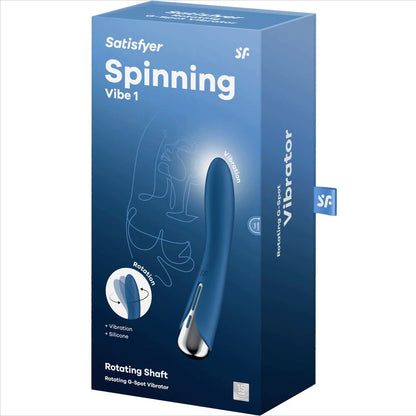Satisfyer Spinning Vibe 1 Rosso – Vibratore rotante con design innovativo per un piacere maggiore
