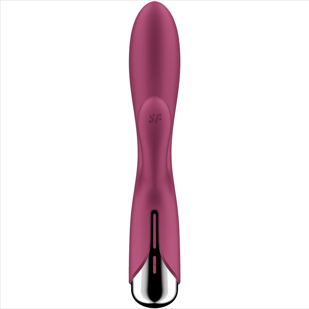 Satisfyer Spinning Rabbit 1 Rojo – Vibrador Recargable Con Estimulación Doble Para Placer Personalizado
