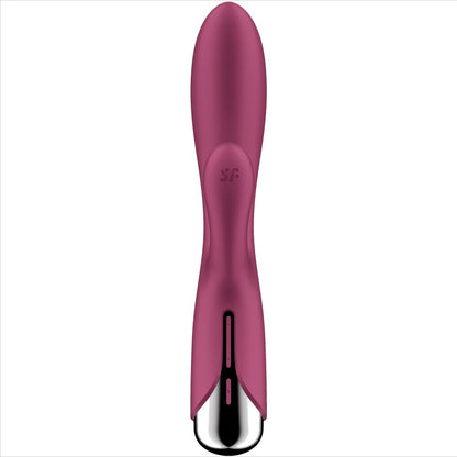 Satisfyer Spinning Rabbit 1 Rojo – Vibrador Recargable Con Estimulación Doble Para Placer Personalizado