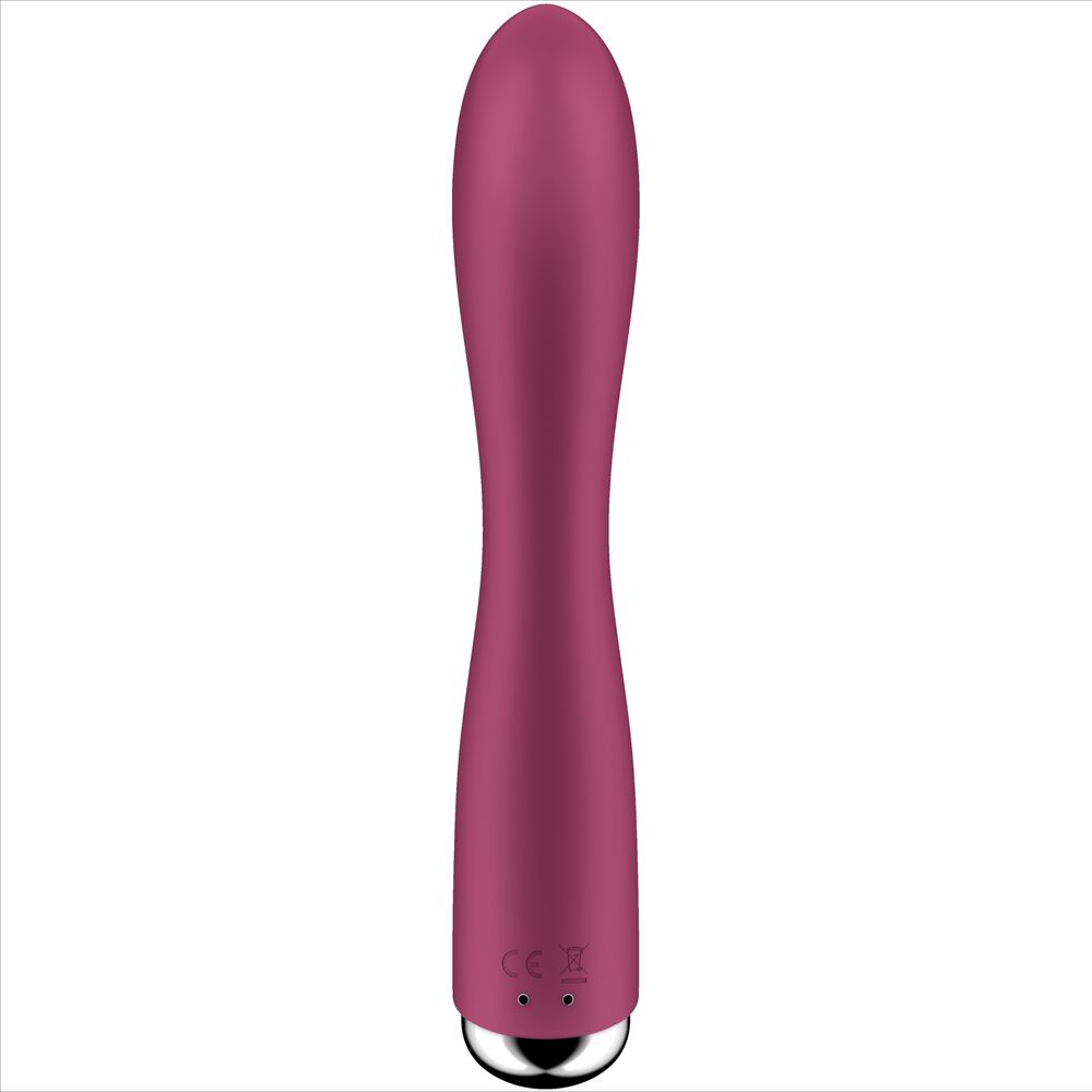 Satisfyer Spinning Rabbit 1 Rojo – Vibrador Recargable Con Estimulación Doble Para Placer Personalizado