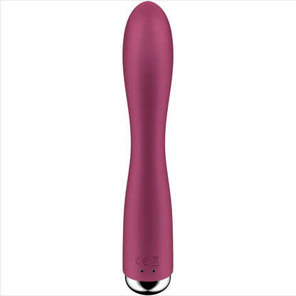 Satisfyer Spinning Rabbit 1 Rojo – Vibrador Recargable Con Estimulación Doble Para Placer Personalizado