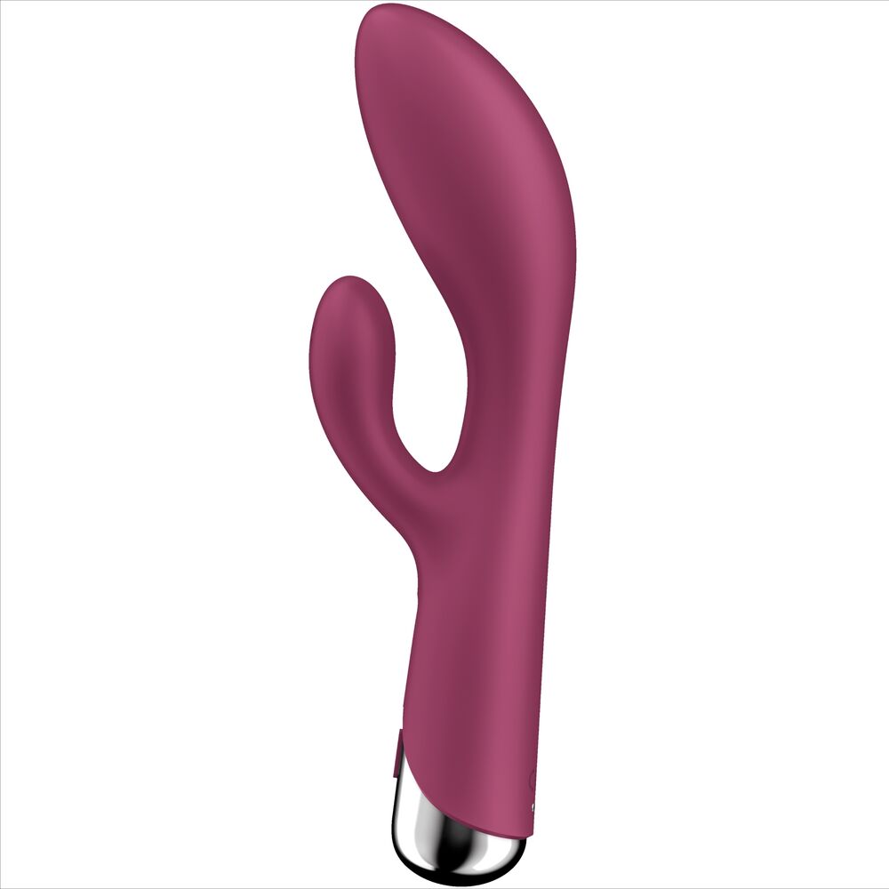 Satisfyer Spinning Rabbit 1 Rojo – Vibrador Recargable Con Estimulación Doble Para Placer Personalizado