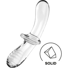 Dildo Satisfyer Double Crystal Trasparente – Design Elegante per il Piacere Sensoriale