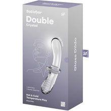 Comprar Satisfyer Doble Crystal Dildo Transparente – Diseño Elegante Para Placer Sensorial-Noxtic