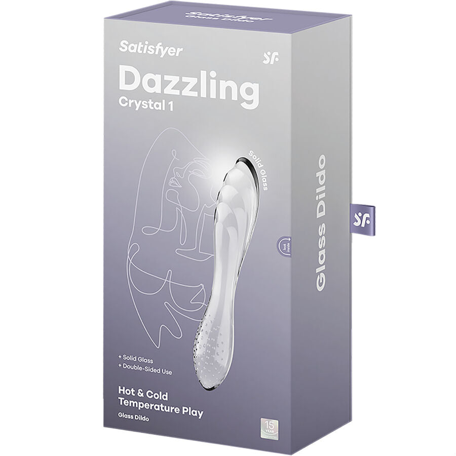 Satisfyer Dazzling Crystal Transparente – Juguete Erótico Con Diseño Ergonómico Para Placer Único