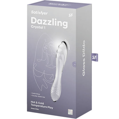 Satisfyer Dazzling Crystal Transparente – Juguete Erótico Con Diseño Ergonómico Para Placer Único