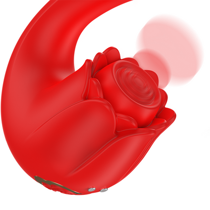 Stimolatore vibrante MIA Selena rosso – Silicone medico ipoallergenico per un piacere sicuro