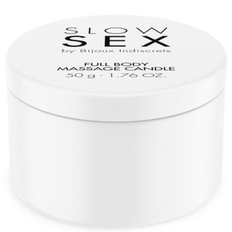 Comprar BIJOUX Slow Sex Vela De Masaje Corporal 50 G – Aroma A Coco Para Experiencia Sensorial Única-Noxtic