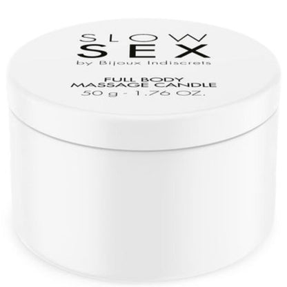Comprar BIJOUX Slow Sex Vela De Masaje Corporal 50 G – Aroma A Coco Para Experiencia Sensorial Única-Noxtic